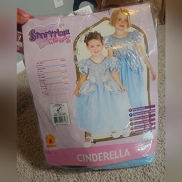 Rubie's Other - Girls Cinderella Costume, Size M (8-10), NEW CONDITION, Rubie's